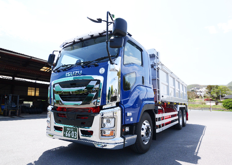 10t ロングダンプ/水密、密閉天蓋仕様